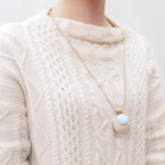 Cohana-Tombo-dama Sewing Pins and Cypress Pincushion Necklace in 5 colours