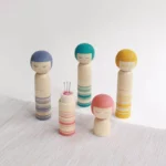 Cohana-Kokeshi Doll Pincushion in 4 colours