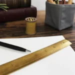 Cohana-Brass Ruler (Classic Japanese Style) in 2 lengths
