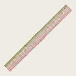 Bunka 50cm Pattern Ruler with Line
