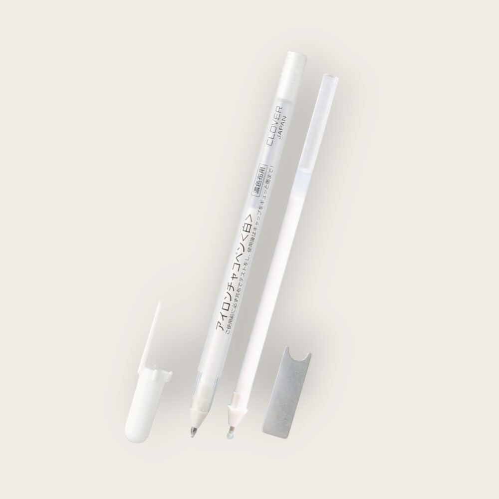Clover Iron and Water Erasable White Marker with Refill