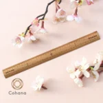 Cohana – Sakura Edition 2025 –  Cherry Wood Ruler 20cm