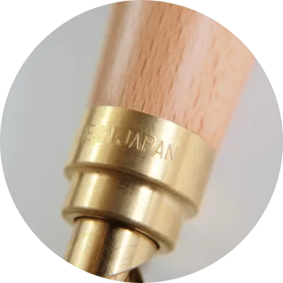 Made in Japan inscription on the collar of a Nonaka Screw Punch