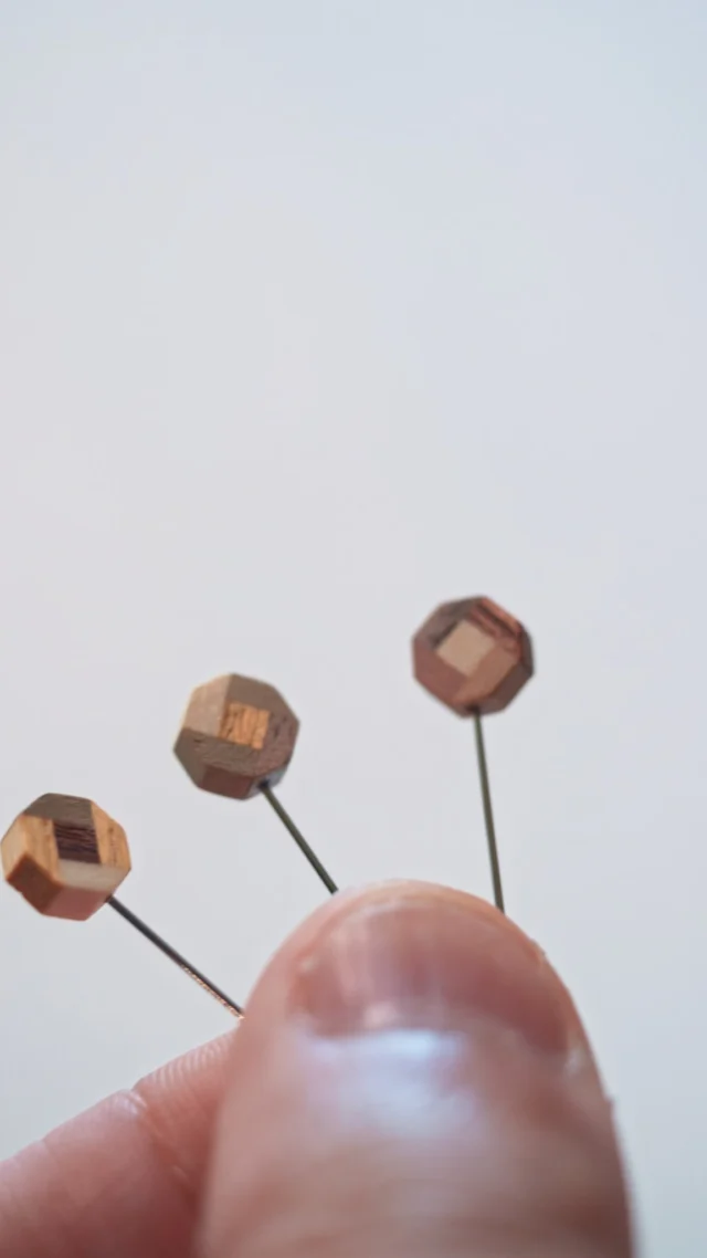 Cover image: Eight Needles: Flower Parquet pins