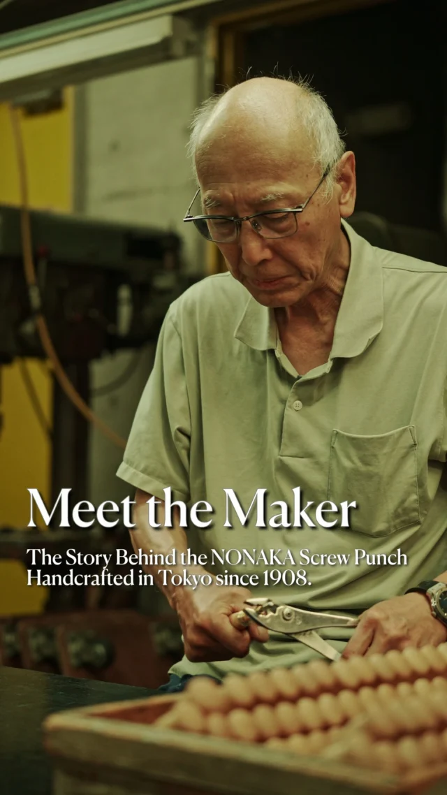 Cover image from Eight Needles’ Meet the Maker: Nonaka Seisakusho Instagram reel